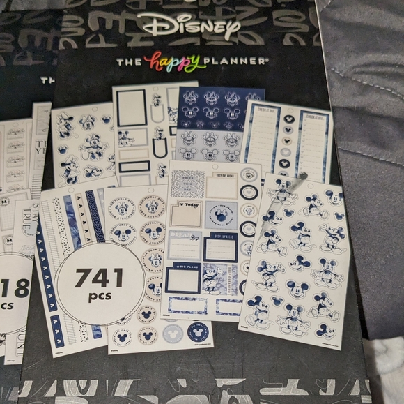 Used Mickey and Minnie Happy Planner Stick Books. - Picture 2 of 2